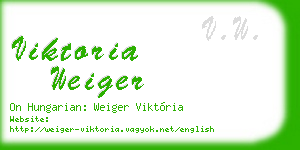 viktoria weiger business card