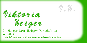 viktoria weiger business card